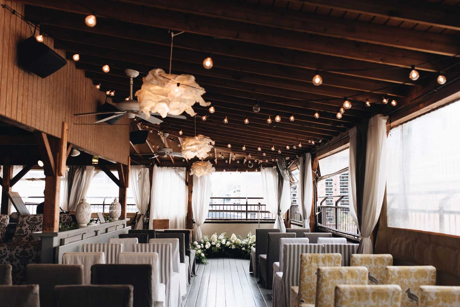 Toronto Rooftop Wedding Venue The Fifth Terrace The